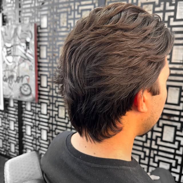 Trabalho de texturização de cabelo